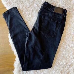 Fairlane black skinny leg denim jeans womens size 30